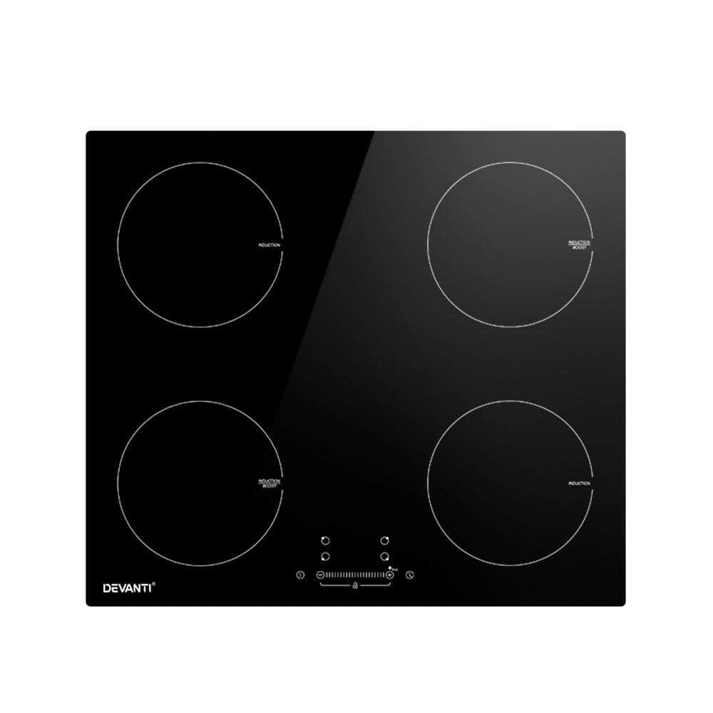 Electric Induction Cooktop 60cm Ceramic 4 Zones Stove Cook Top Hot Plate on Afterpay ZipPay