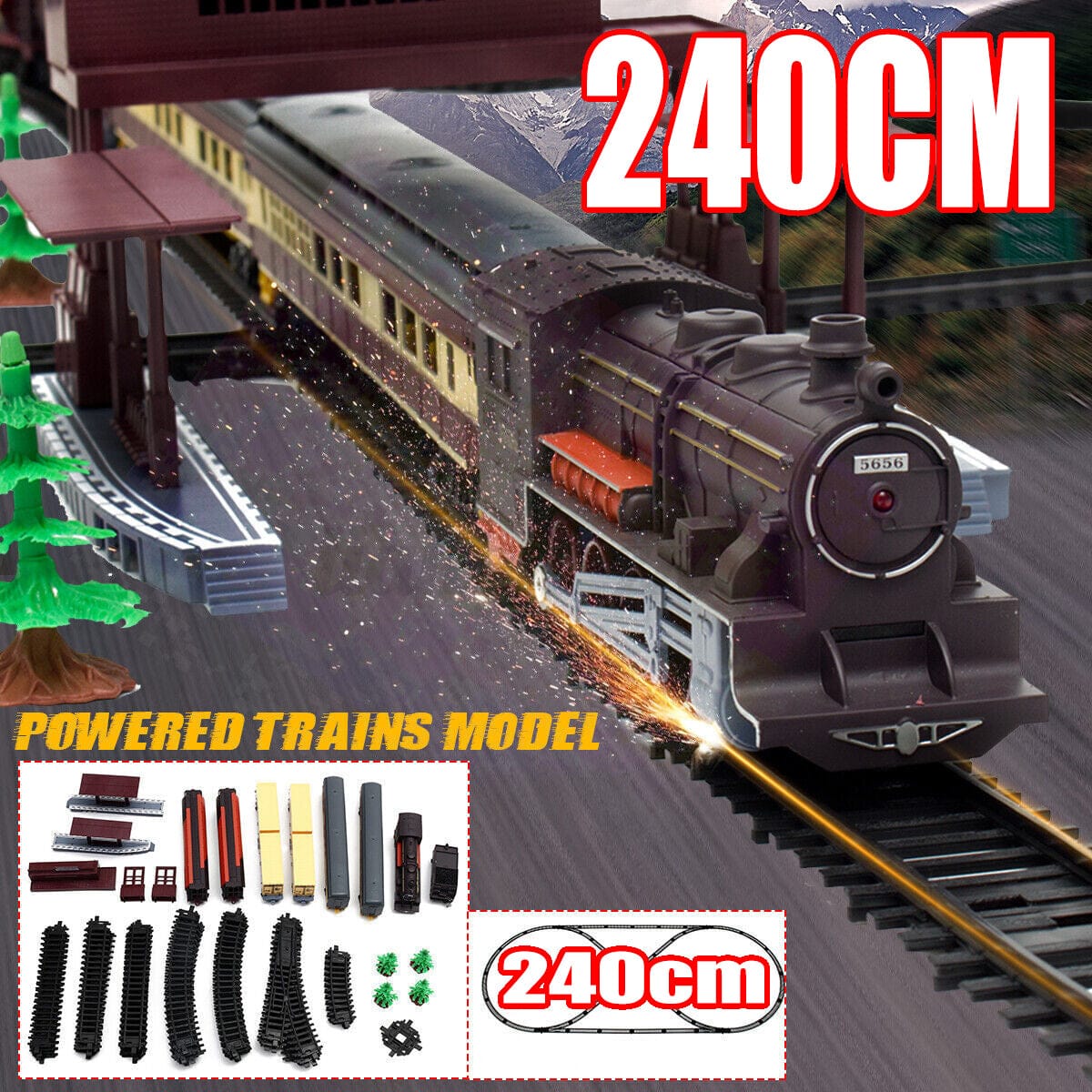 Electric Large Classic Train Set For Kids | Ride On Cars - photo 14
