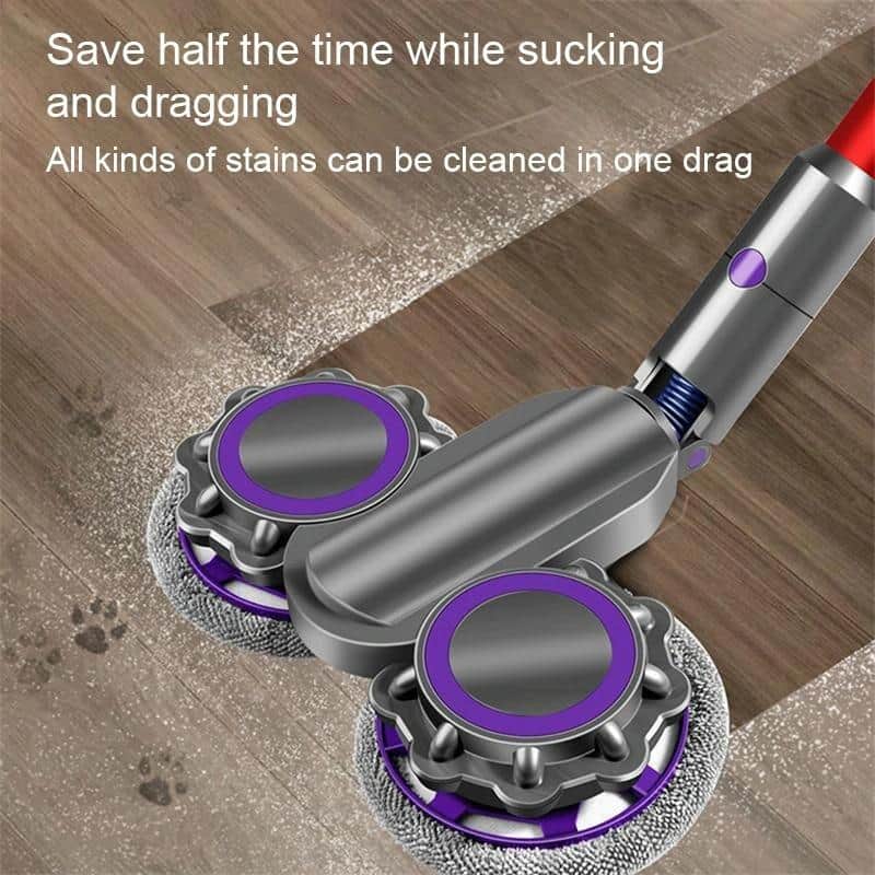 Electric Mop Cleaning Head with Water Tank Attachment for Dyson V7/V8/V10/V11