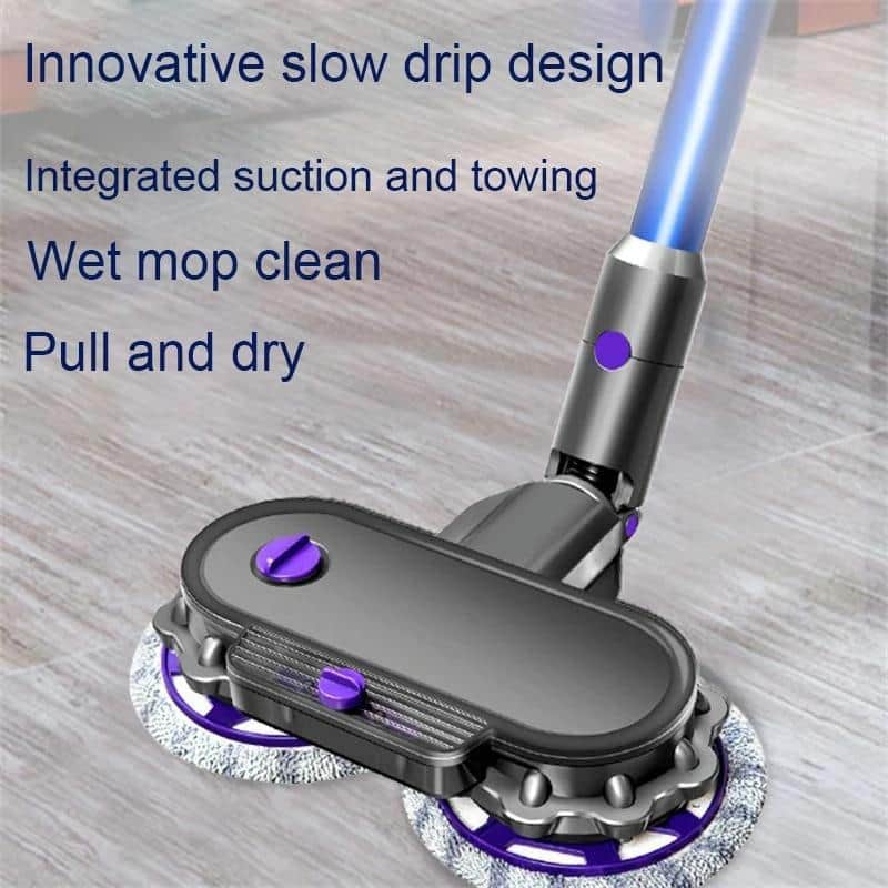 Electric Mop Cleaning Head with Water Tank Attachment for Dyson V7/V8/V10/V11