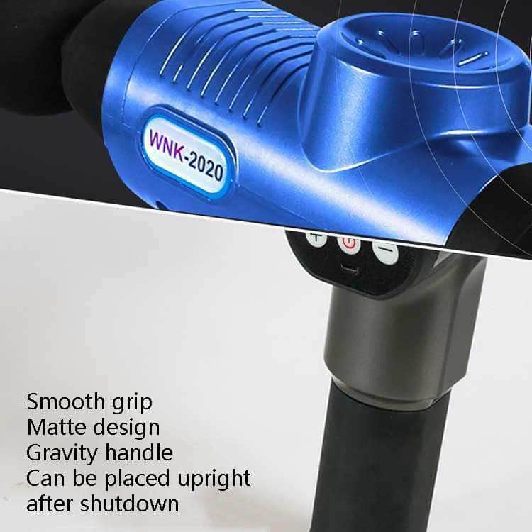 Electric Muscle Massager for Fitness - Blue/Red