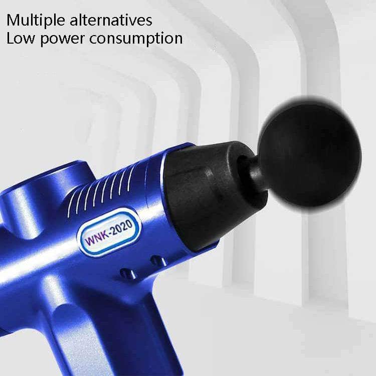 Electric Muscle Massager for Fitness - Blue/Red