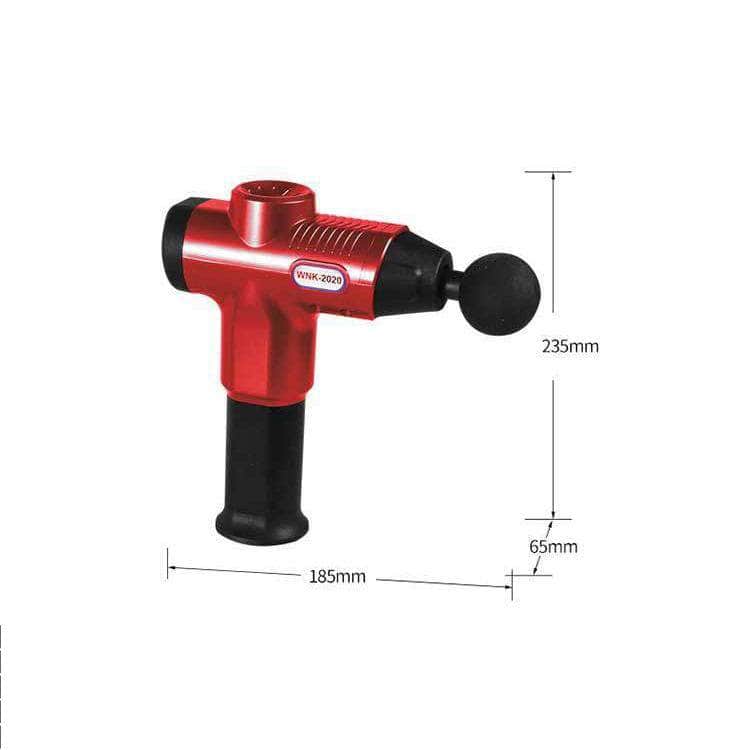 Electric Muscle Massager for Fitness - Blue/Red
