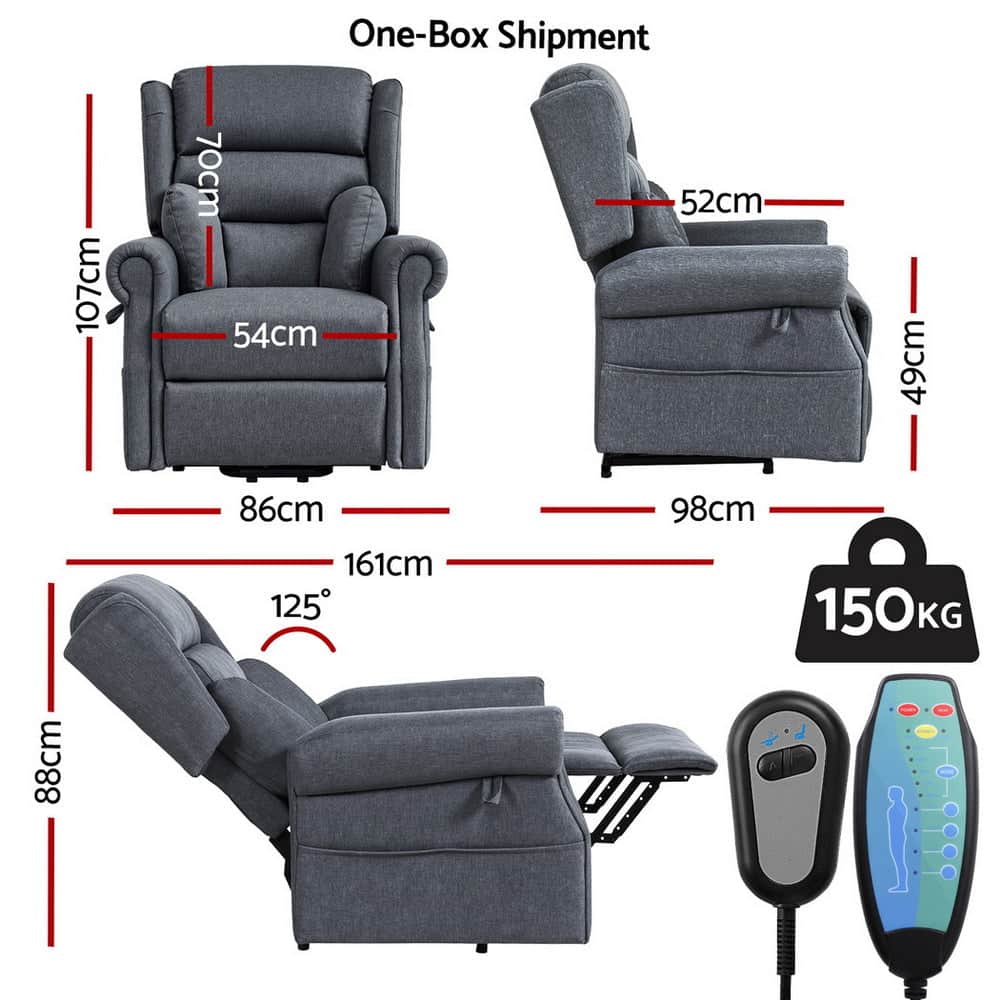 Electric Recliner Chair Power Lift Massage Heated Recliner Sofa