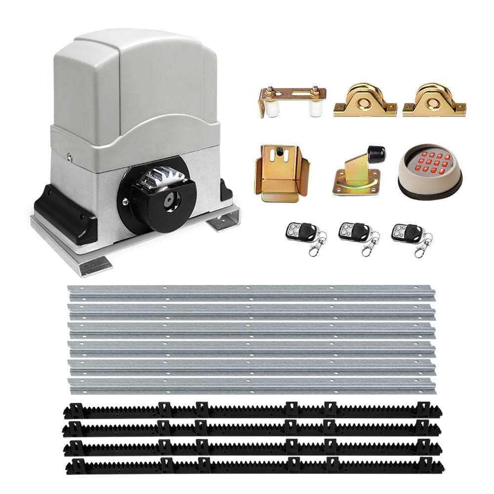 Fence & Gate Accessories - Electric Sliding Gate Opener 800KG Keypad 4M