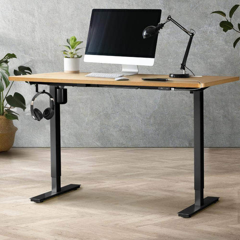 Electric Standing Desk Single Motor Height Adjustable Sit Stand Table