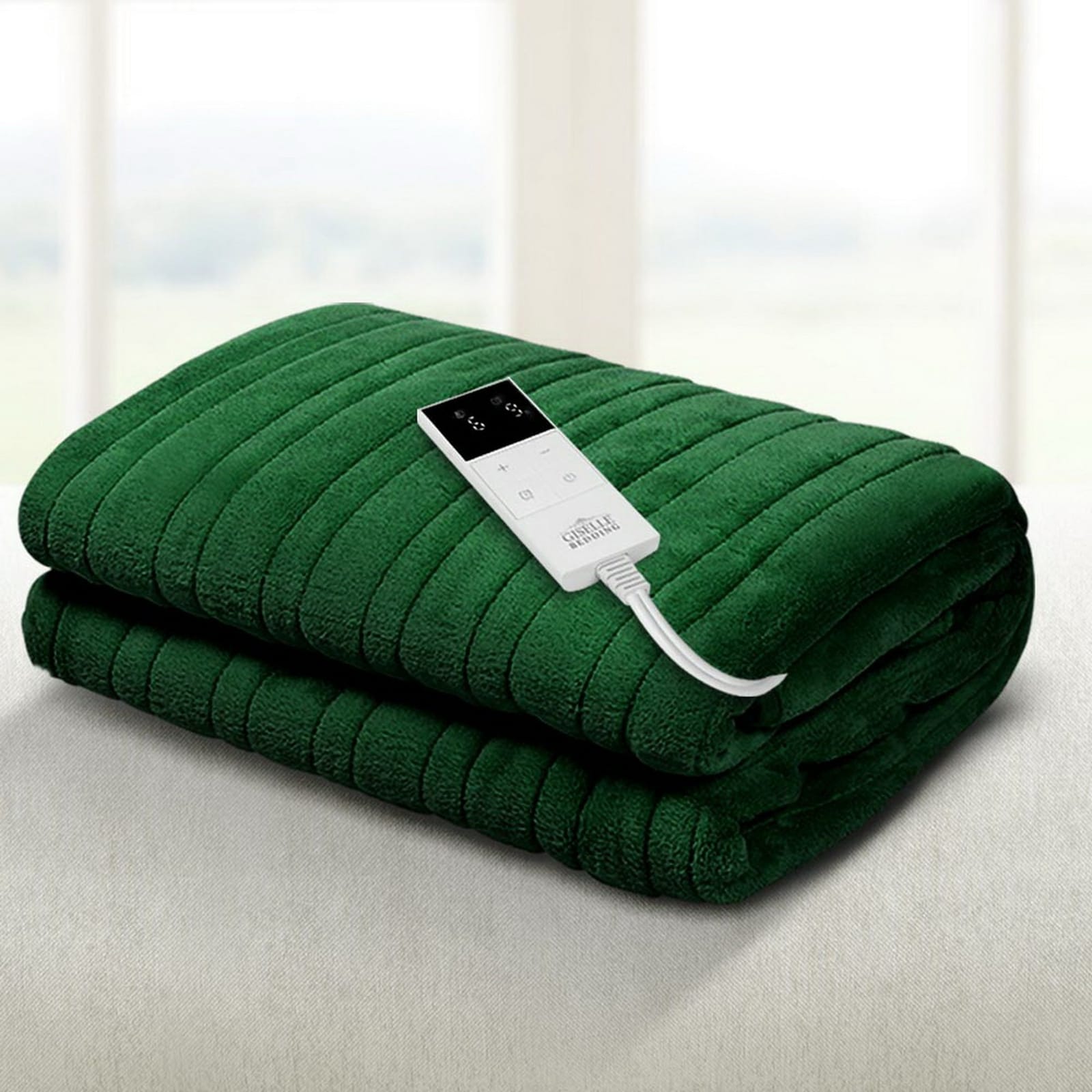 Electric Throw Rug Heated Blanket Washable Snuggle Flannel Winter - Blankets & Throws - photo 39