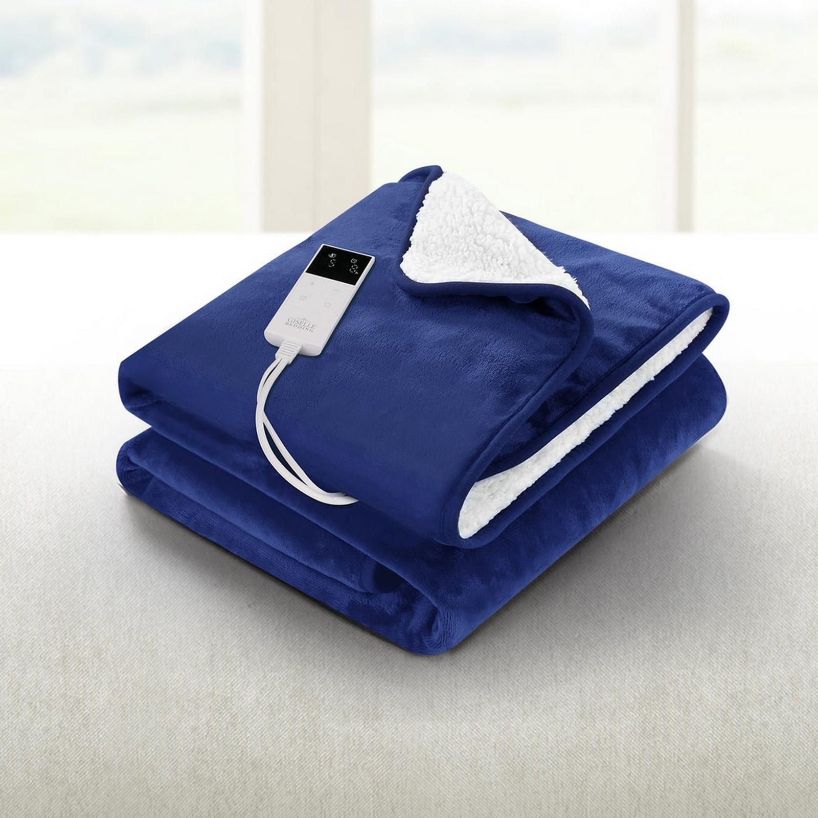 Electric Throw Rug Heated Blanket Washable Snuggle Flannel Winter with Blankets & Throws - photo 33