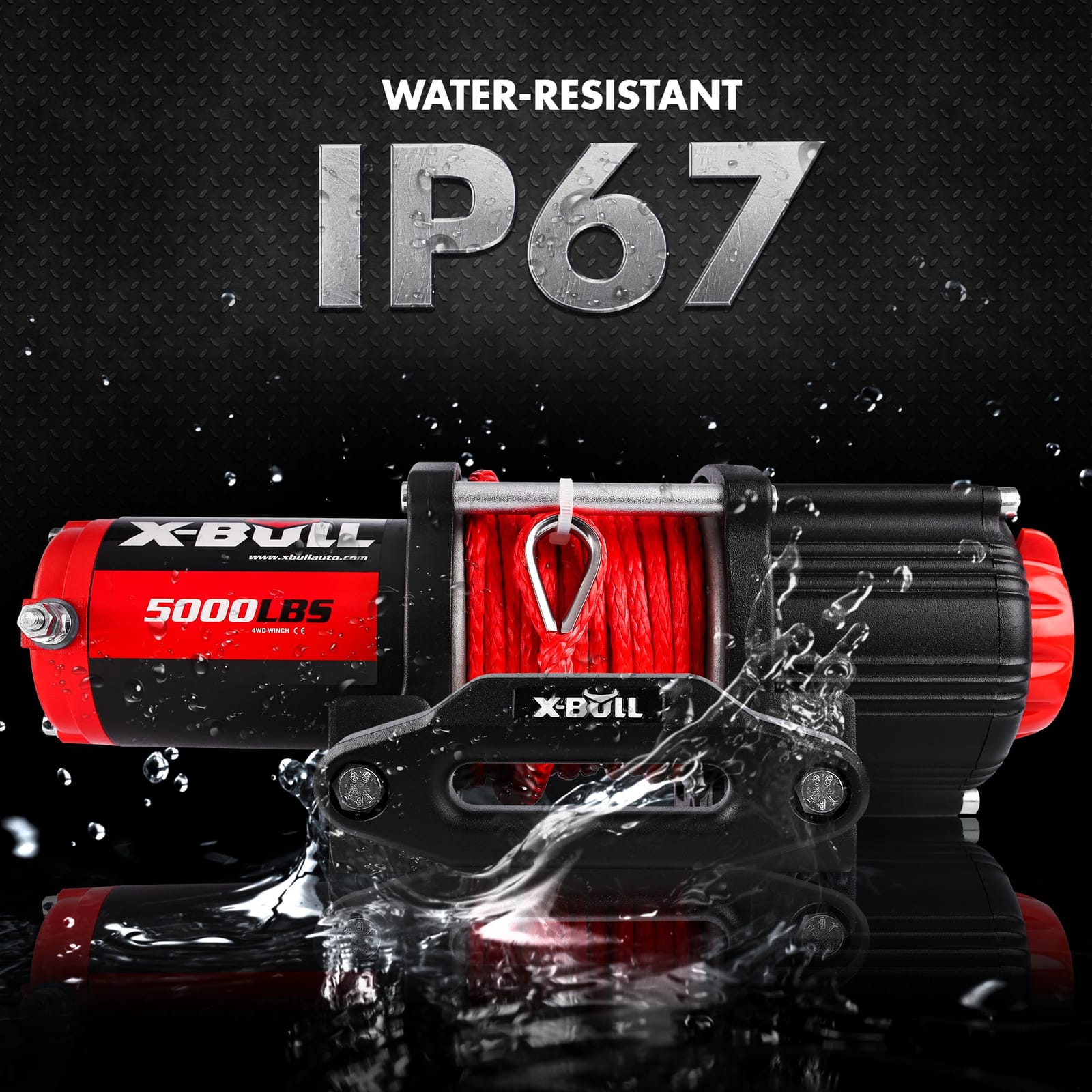 Wireless 12V Synthetic Rope Electric Winch 5000Lbs Atv Utv Boat | Automotive Lifts & Hoists - photo 16