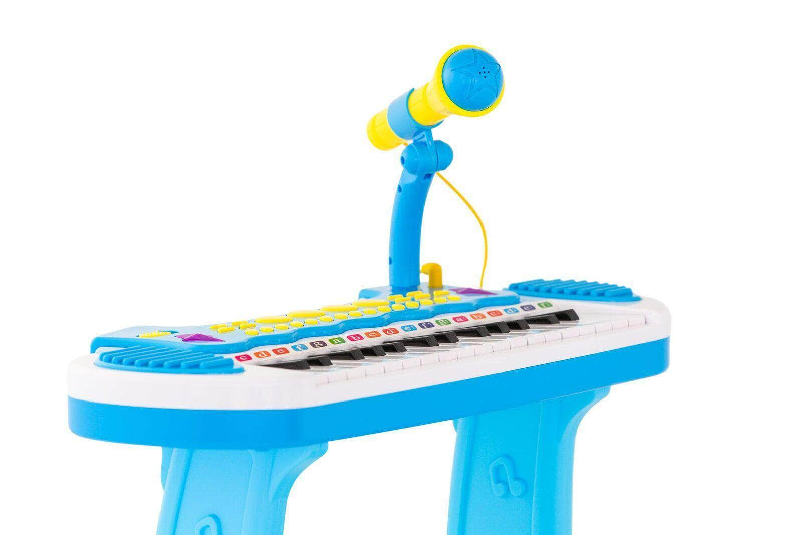 Electronic Keyboard with Stand Blue