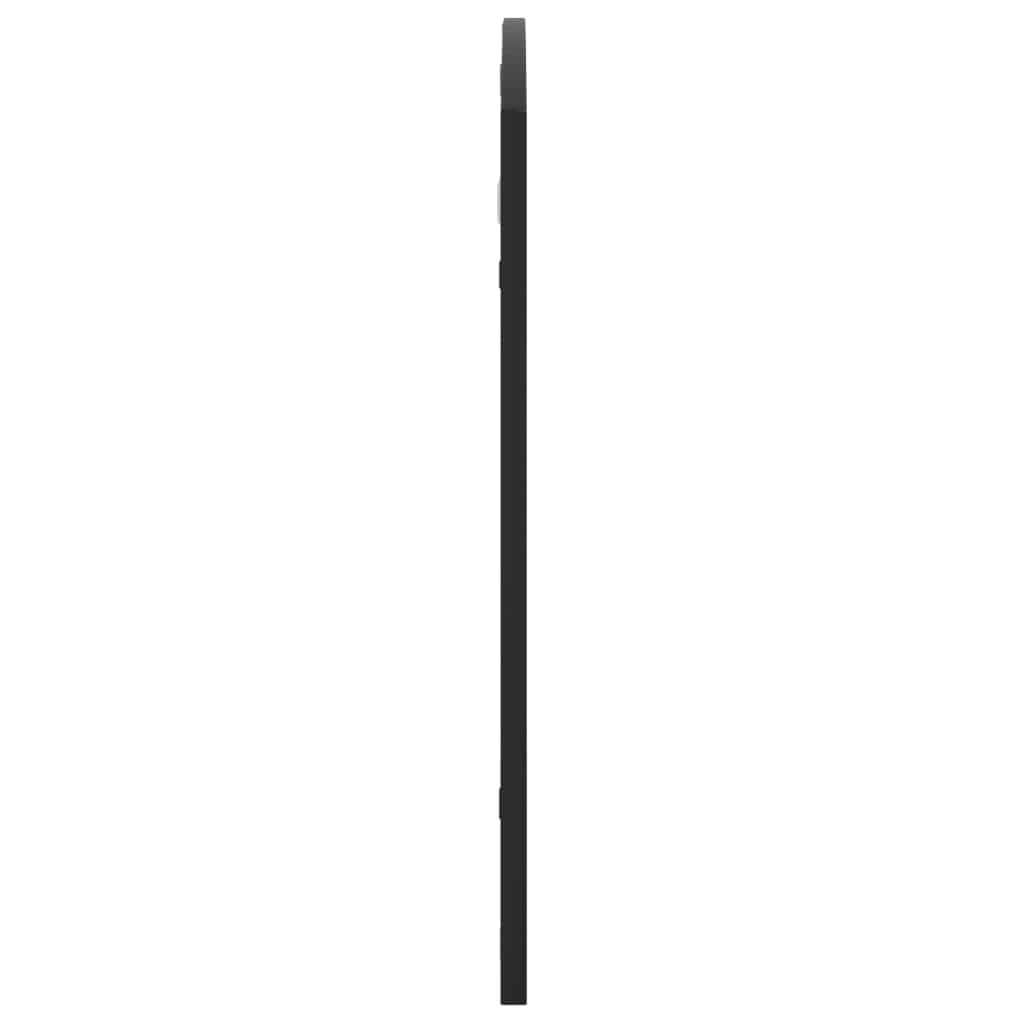 Elegance Wall Mirror Black Arch Iron