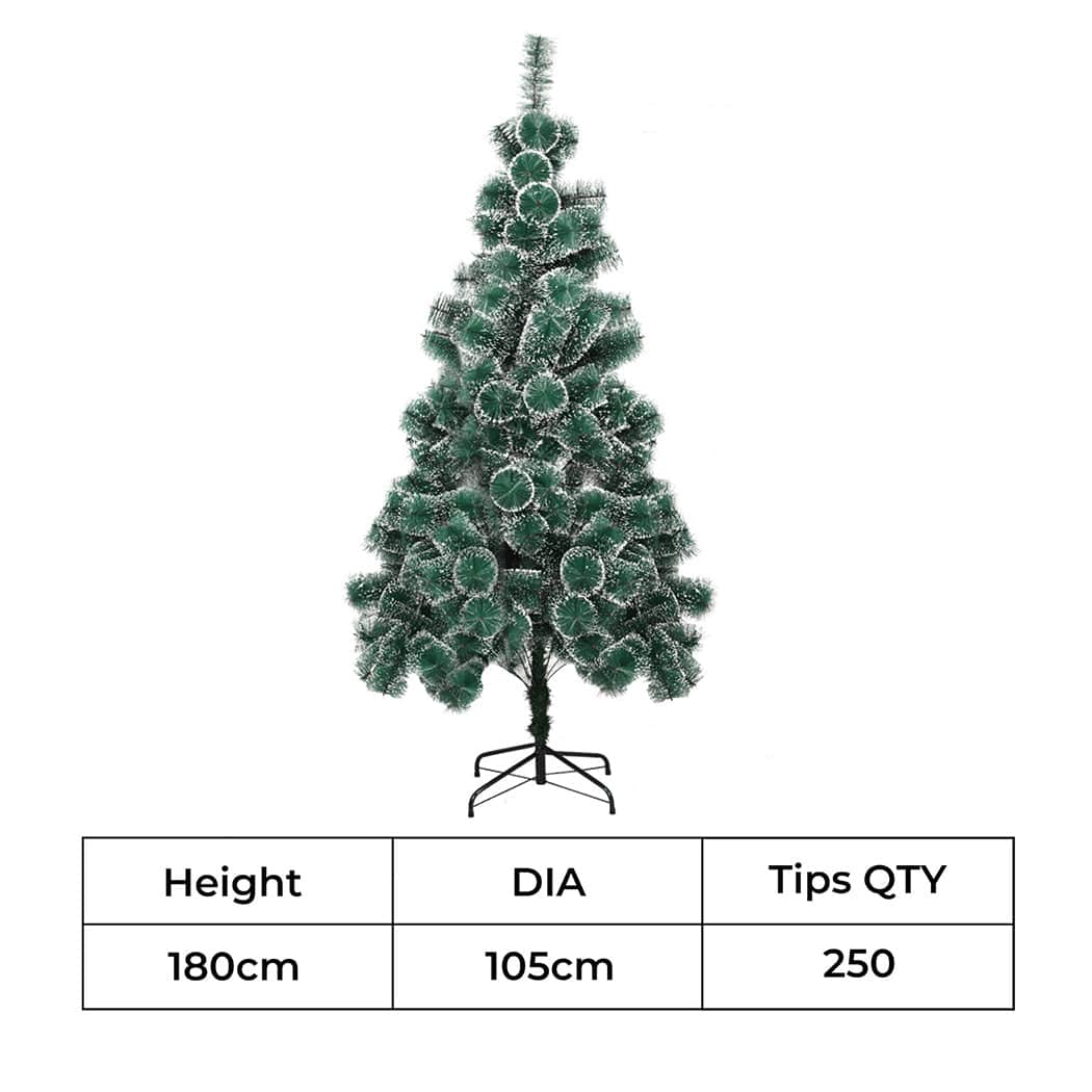 Elegant 1.8M 250 Tips Christmas Tree Full Pine Needle  Soft Cushion