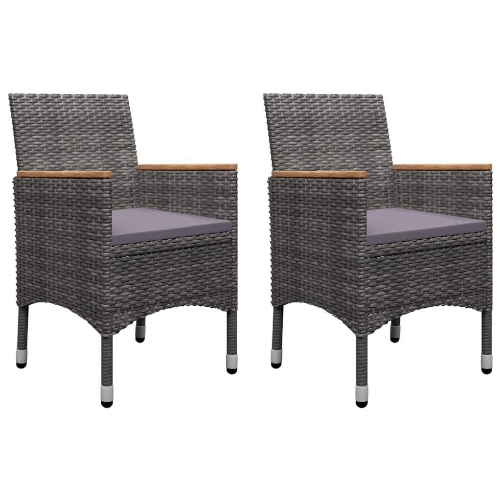 Elegant 3 Piece Garden Dining Set Relaxing Seating Outdoor Living