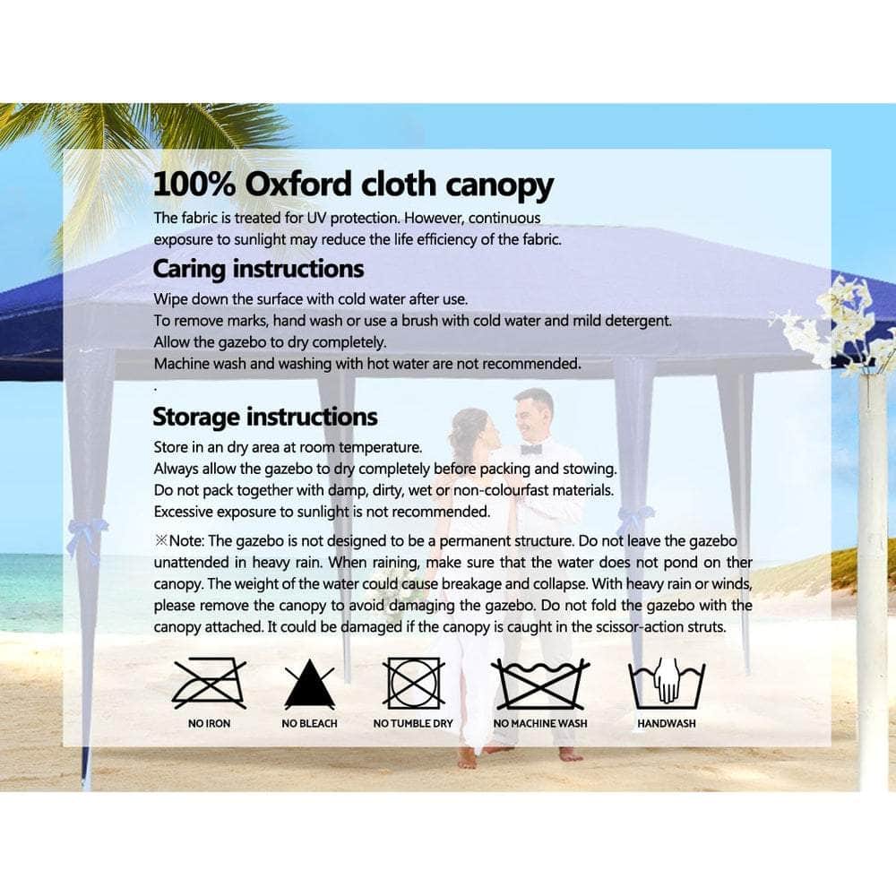 Elegant 3x9 Wedding Marquee Gazebo for Outdoor Celebrations