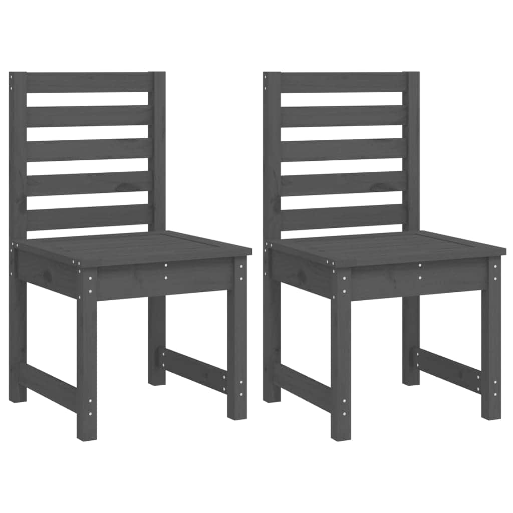 Elegant 4-Piece Pine Wood Garden Dining Set