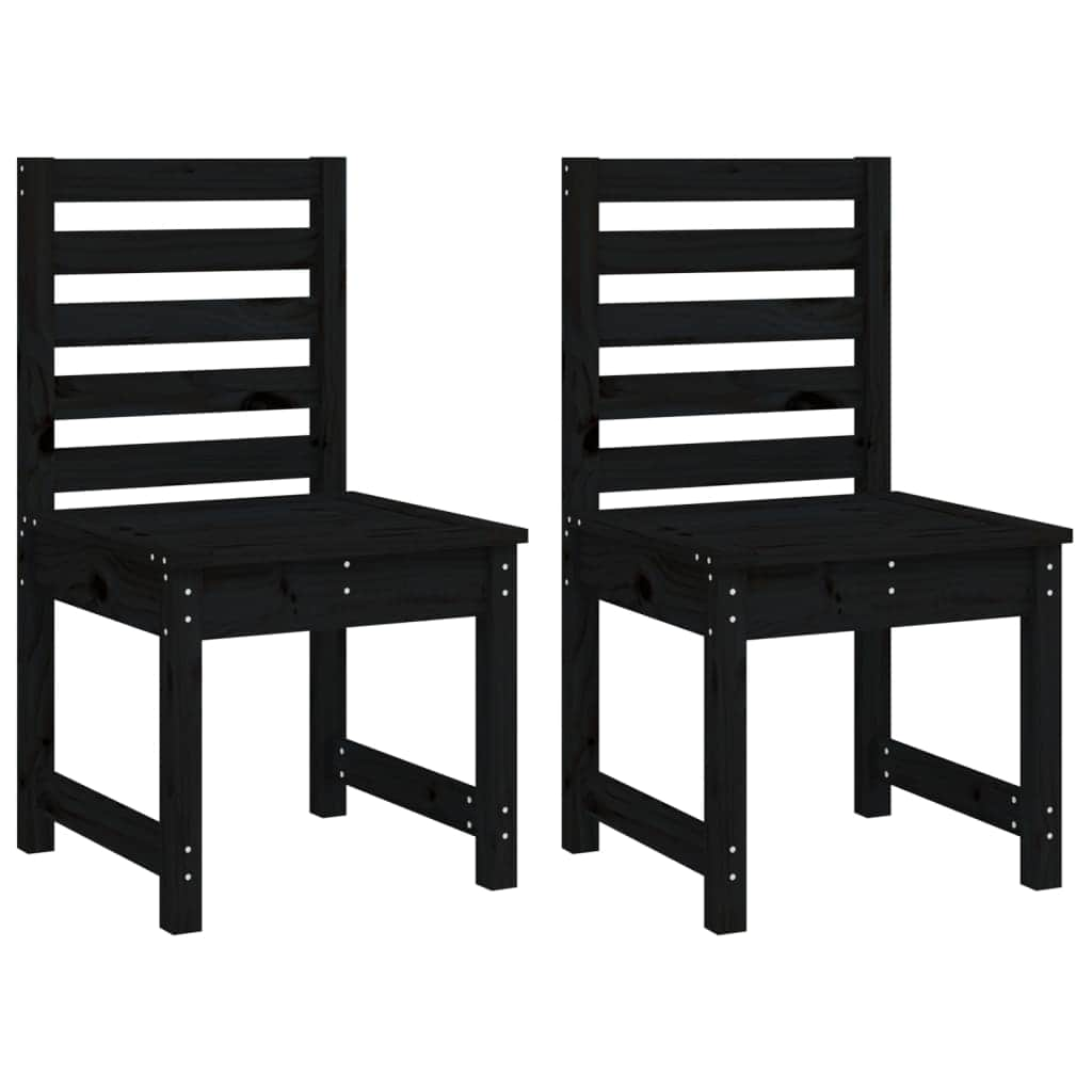 Elegant 4-Piece Pine Wood Garden Dining Set