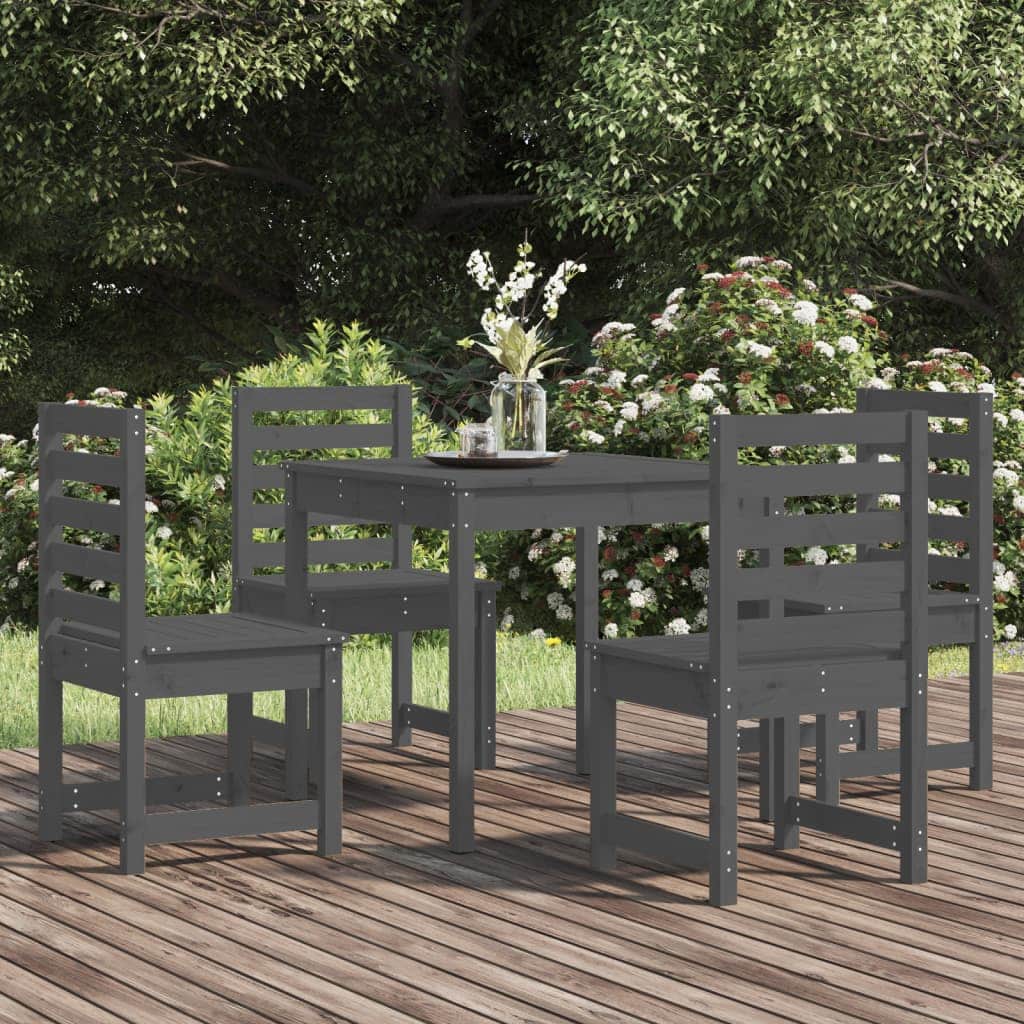 Elegant 5 Piece Garden Dining Set Living Space Upgrade Evening