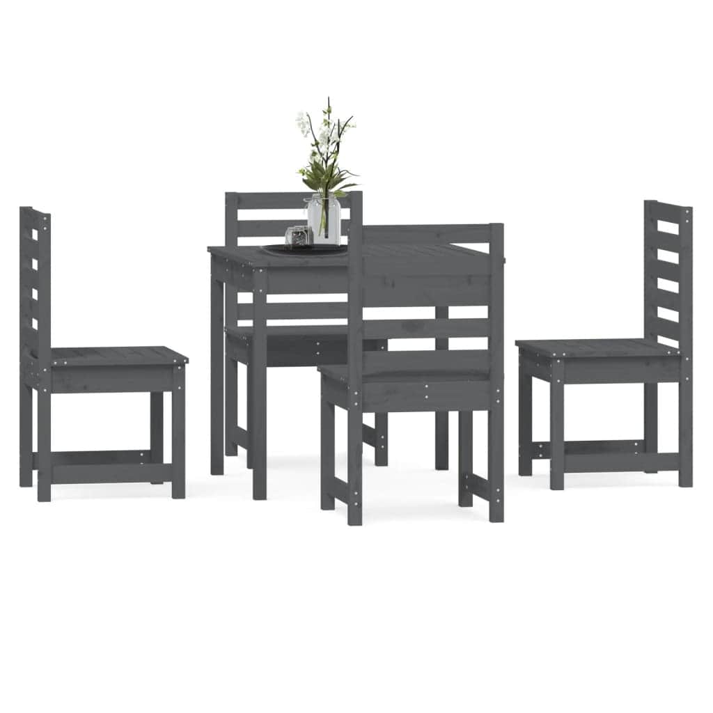 Elegant 5 Piece Garden Dining Set Living Space Upgrade Evening