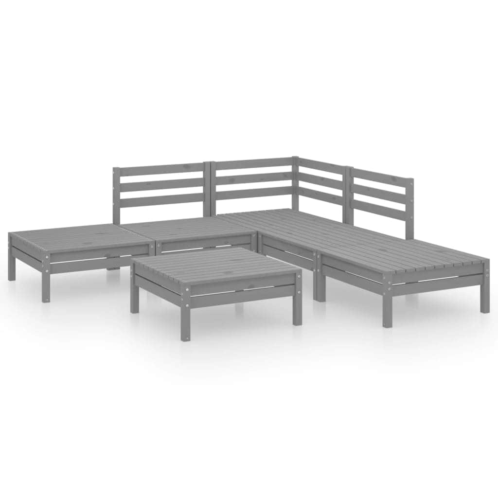 Elegant 6 Piece Garden Lounge Set Daily Living Essential Urban Style
