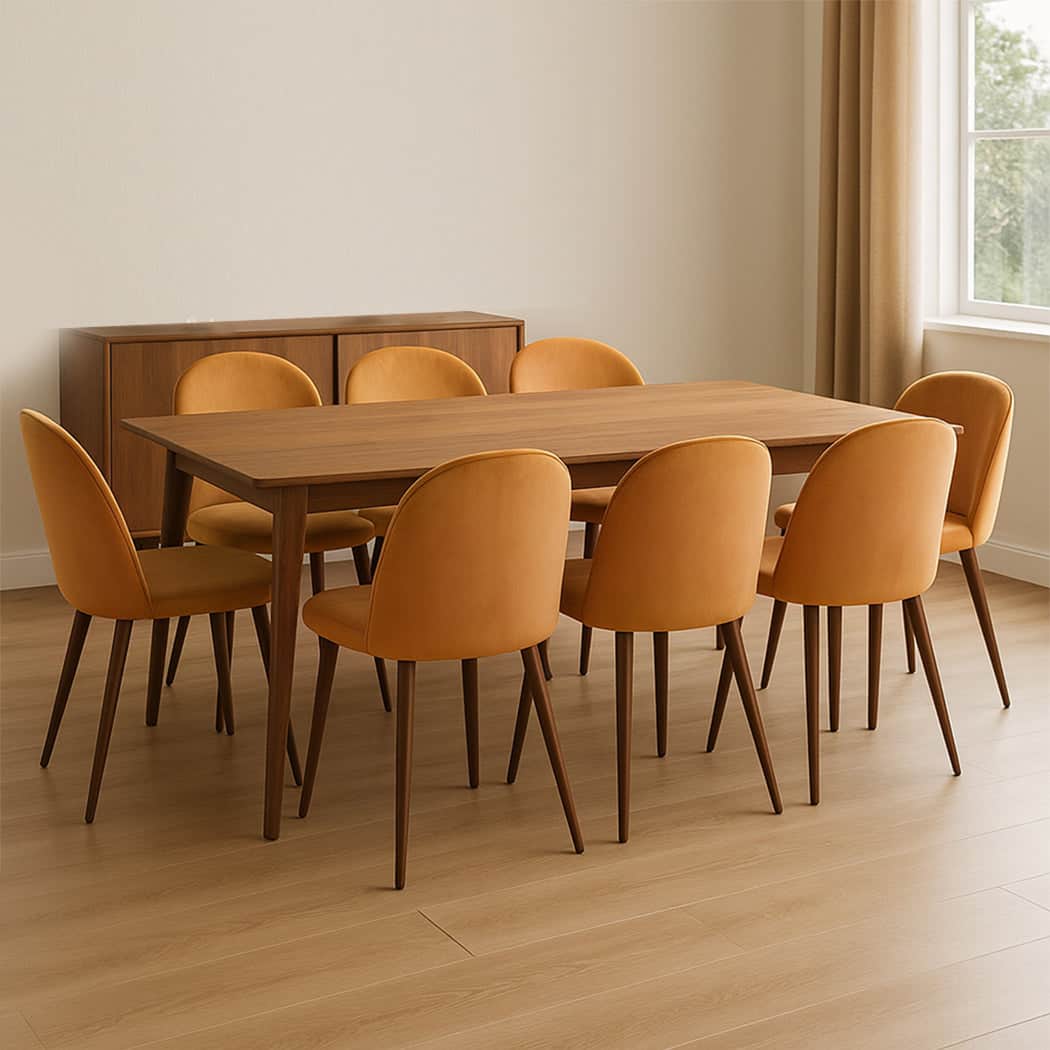 Elegant 8x Dining Chairs Seat French  Multipurpose Use Classic