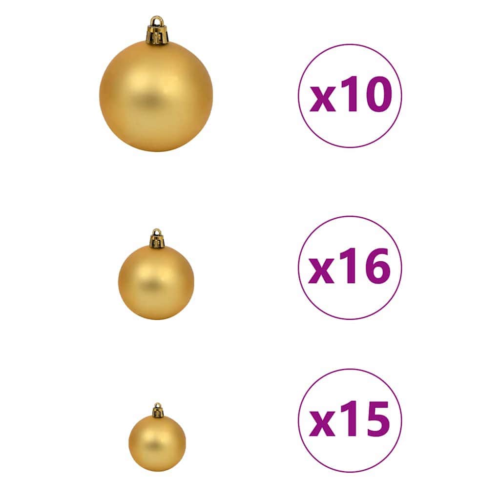 Elegant Artificial Christmas Tree Green 180cm PVCSteel and Plastic