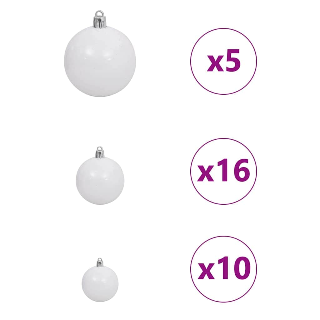 Elegant Artificial Christmas Tree with Stand Green 180cm PVC and Steel