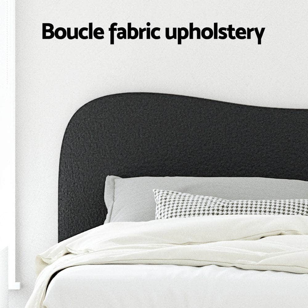 Elegant Bed Frame All Double/King/Single/Queen Boucle