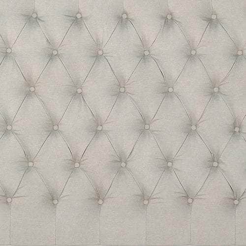 Elegant Beige Upholstered Queen Headboard