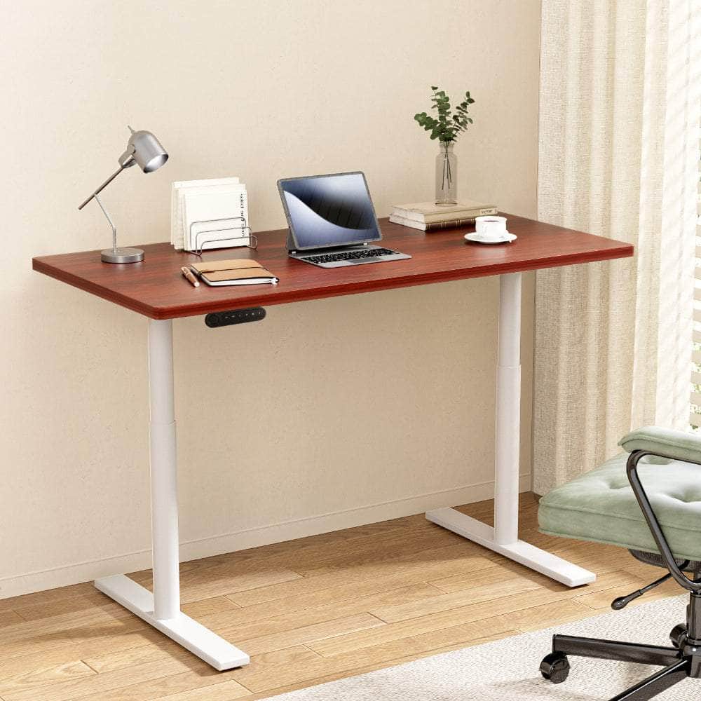 Elegant Black 140cm/120cm Height Adjustable Electric Standing Desk