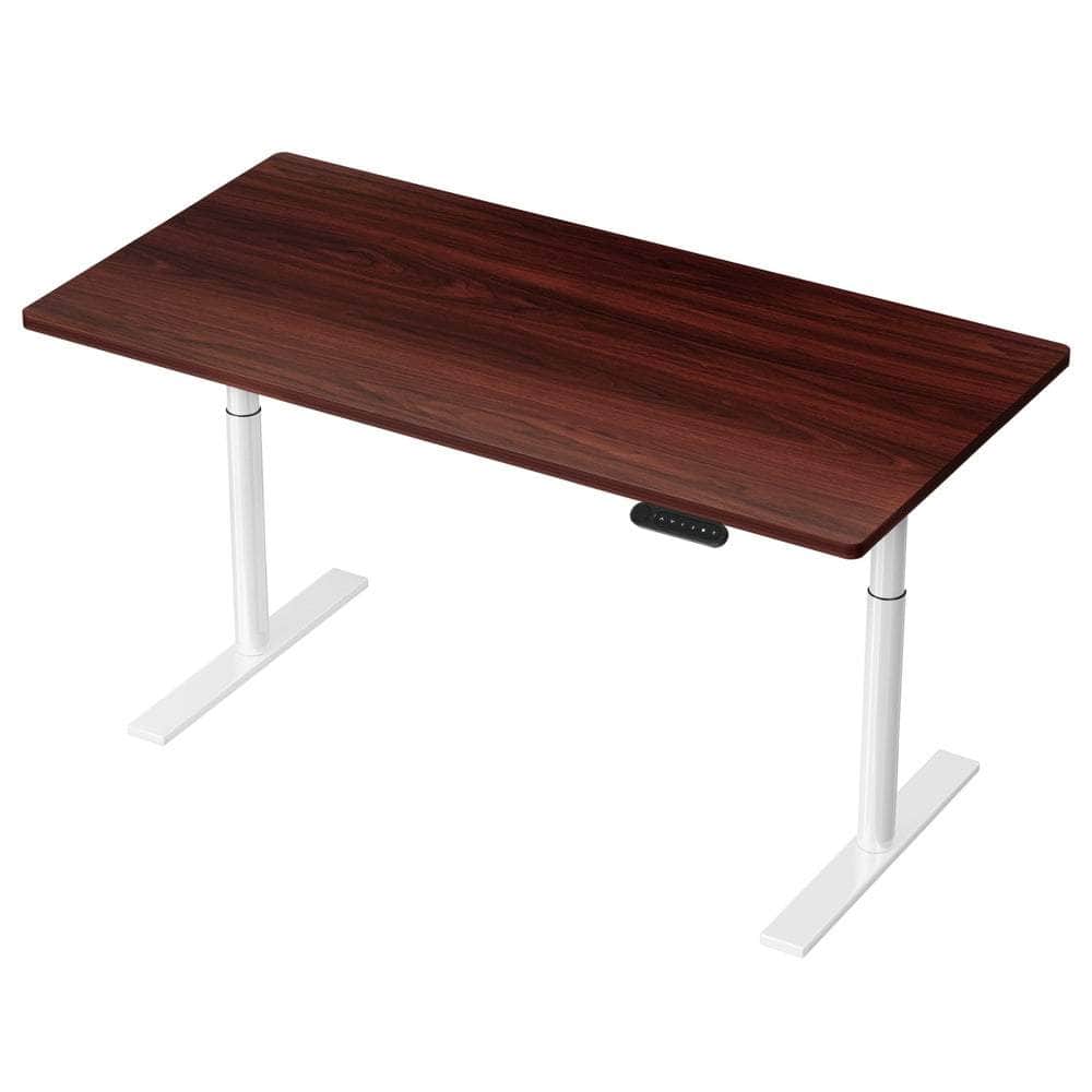 Elegant Black 140cm/120cm Height Adjustable Electric Standing Desk