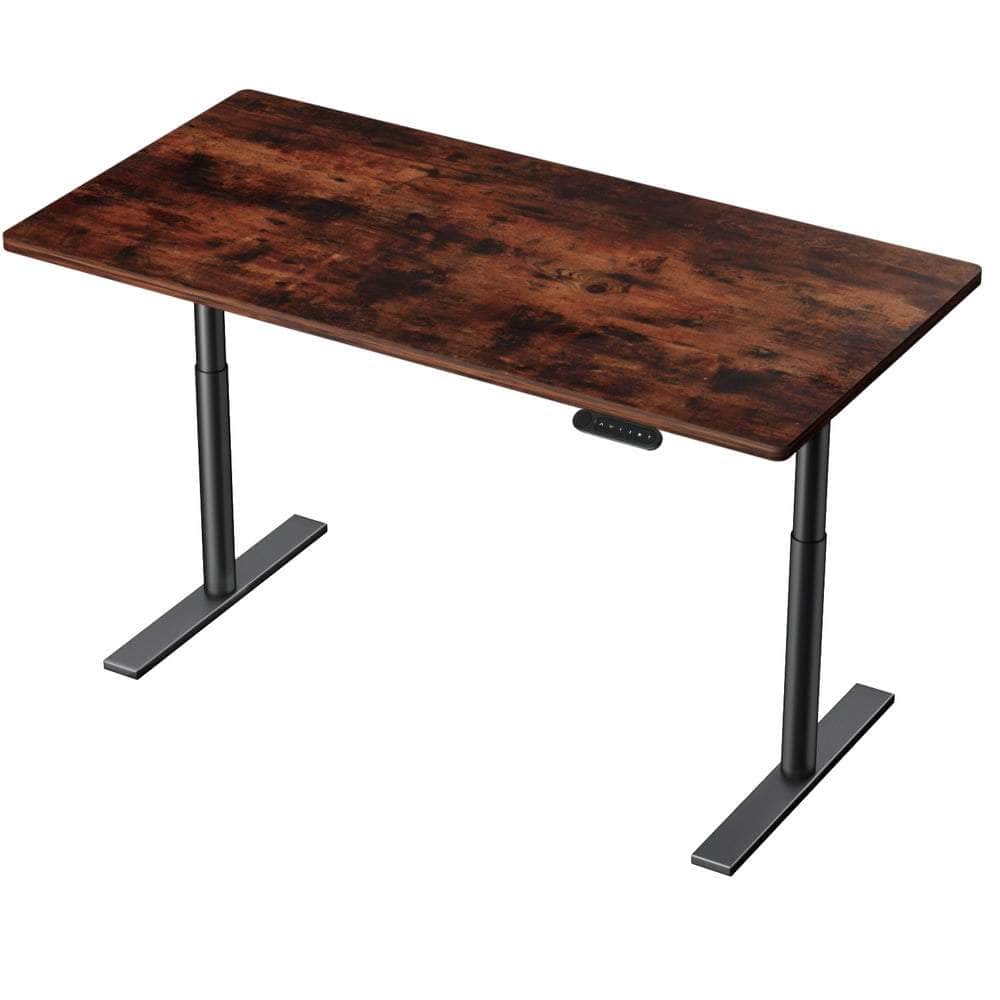 Elegant Black 140cm/120cm Height Adjustable Electric Standing Desk