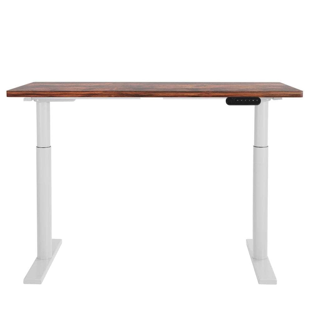 Elegant Black 140cm/120cm Height Adjustable Electric Standing Desk