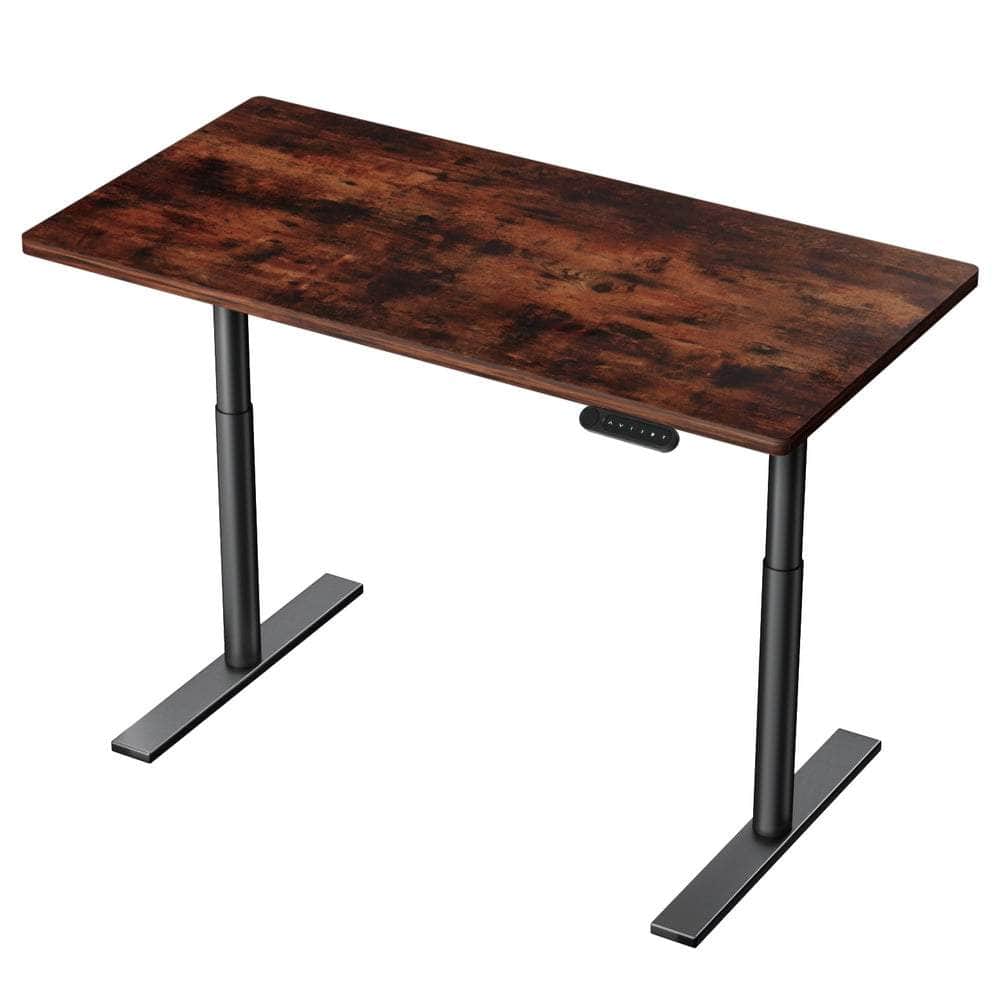 Elegant Black 140cm/120cm Height Adjustable Electric Standing Desk
