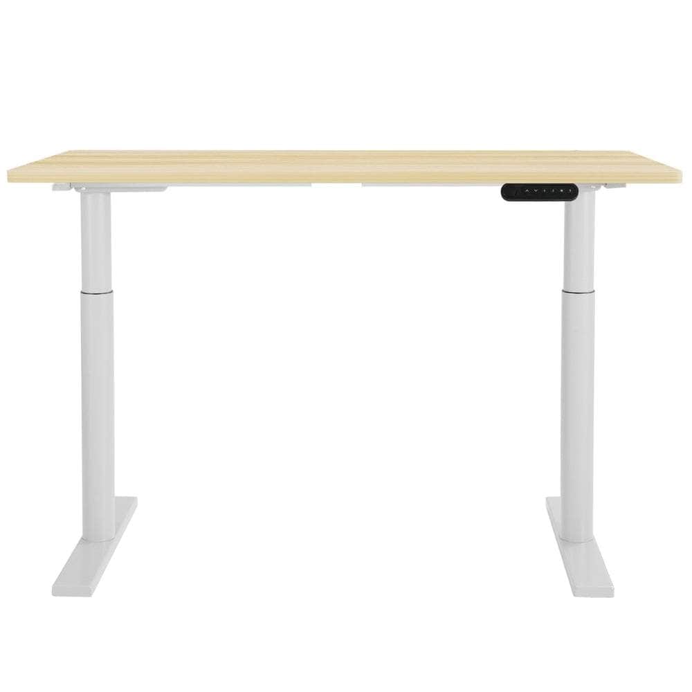 Elegant Black 140cm/120cm Height Adjustable Electric Standing Desk