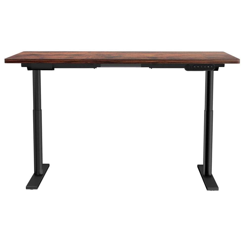 Elegant Black 140cm/120cm Height Adjustable Electric Standing Desk
