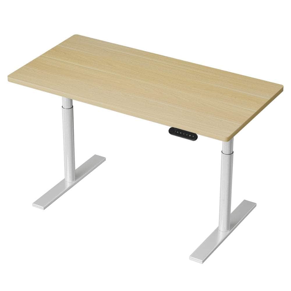 Elegant Black 140cm/120cm Height Adjustable Electric Standing Desk