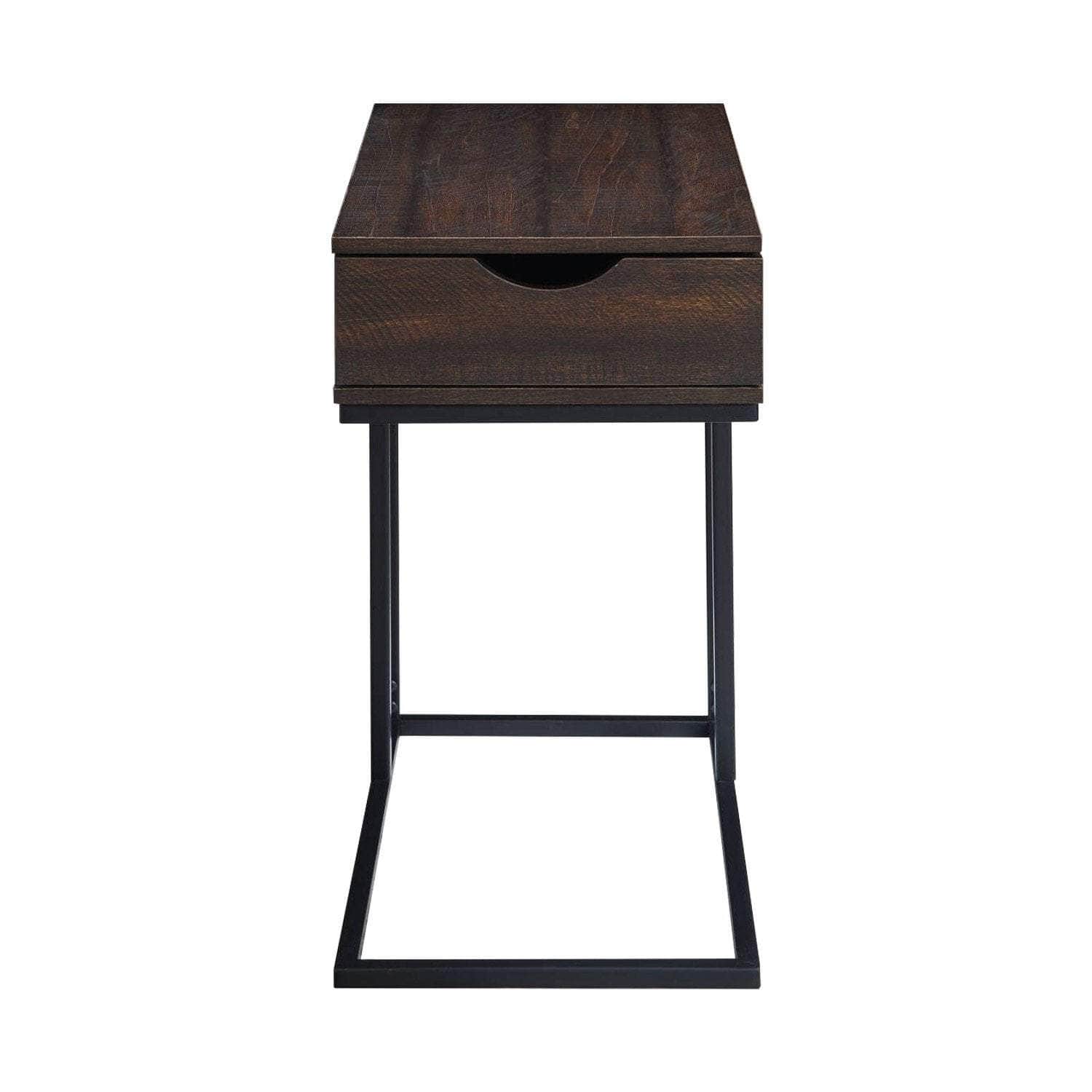 Elegant C-Shaped Drawer Side Table for Modern Living Spaces, living > indoor furniture