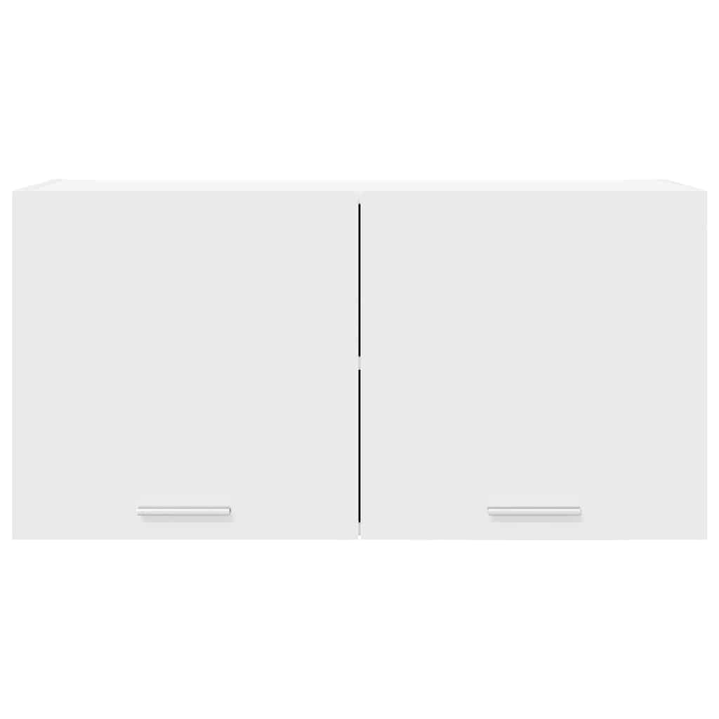 Elegant Cabinet Riga White Engineered Wood - Space-Saving