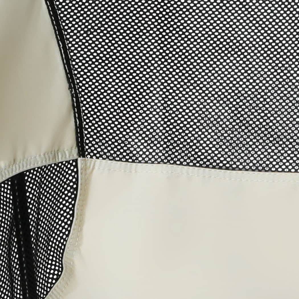 Elegant Camping Chair Folding Outdoor Large Beige  Foldable Function