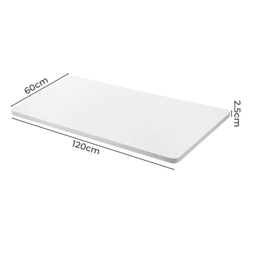 Elegant Desktop For Motorised Adjustable White 120X60CM (Desktop