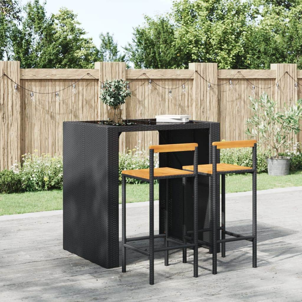 Elegant Duo: Poly Stools (Set of 2)Black\Grey