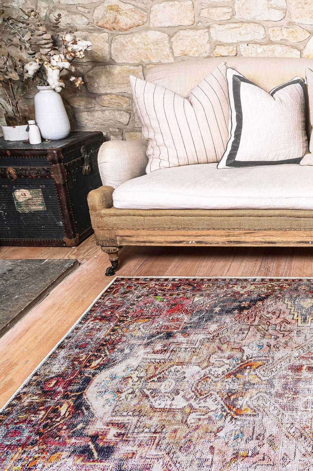 Floor Rugs - Elegant Ernest Multi Rug - 80x300