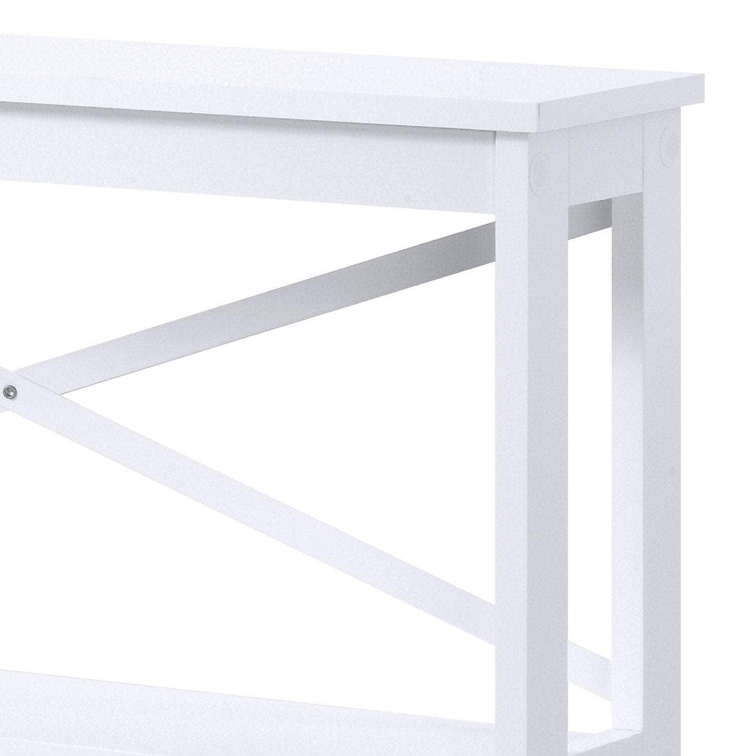 Elegant Faustine Cross Console Table