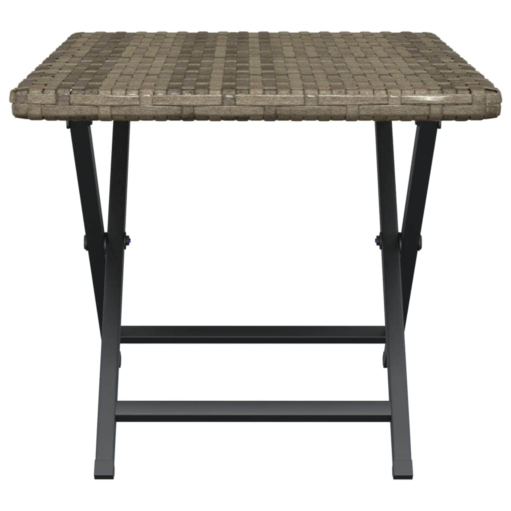 Elegant Folding Table Grey 45x35x32 cm Living Space Upgrade Garden Leisure