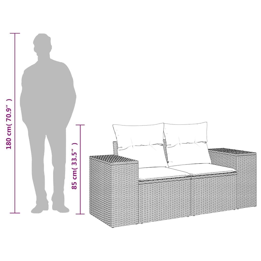 Elegant Garden Sofa with Cushions 2 Daily Living Essential Outdoor Living