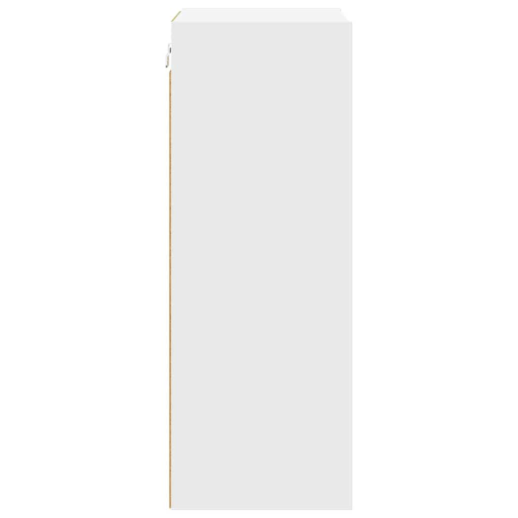 Elegant Hanging Cabinet Riga White Engineered Wood - Sleek Modern | 2vty