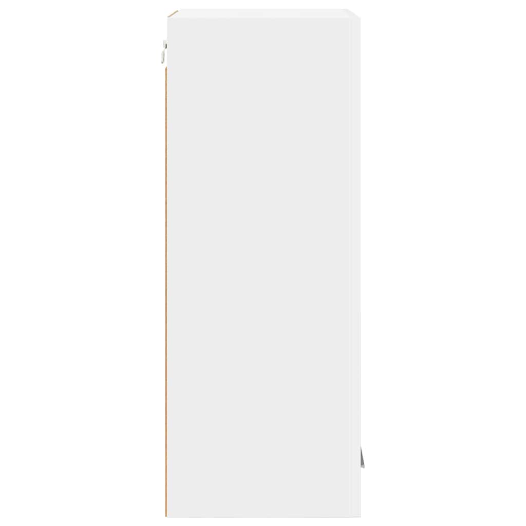 Elegant Hanging Cabinet Riga White Engineered Wood - Soft Upholstery