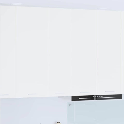 Elegant Hanging Cabinet Riga White Engineered Wood - Space-Saving