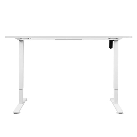 Elegant Motorised Standing Desk Adjustable 140cm White 1000x 1MM