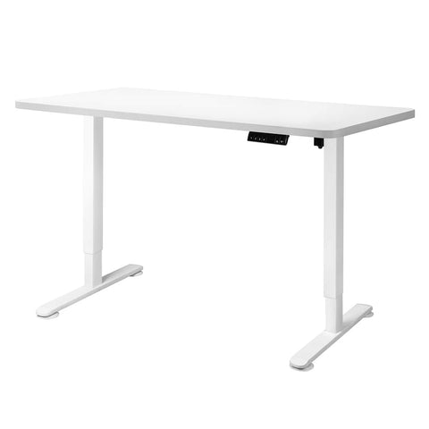 Elegant Motorised Standing Desk Adjustable 140cm White 1000x 1MM